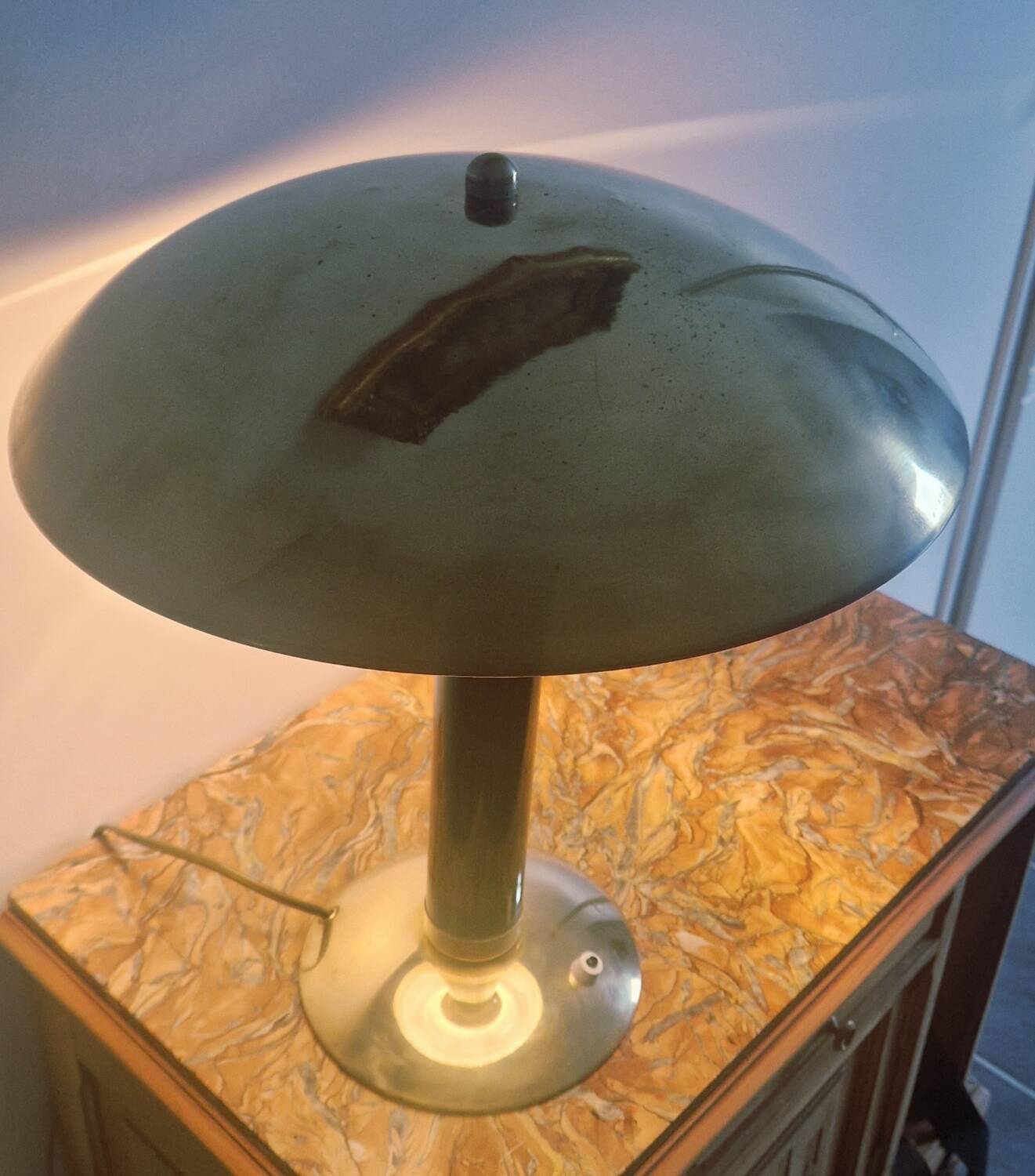 JUMO 350 Grand Luxe lamp - Brass and plexiglass - 1960s