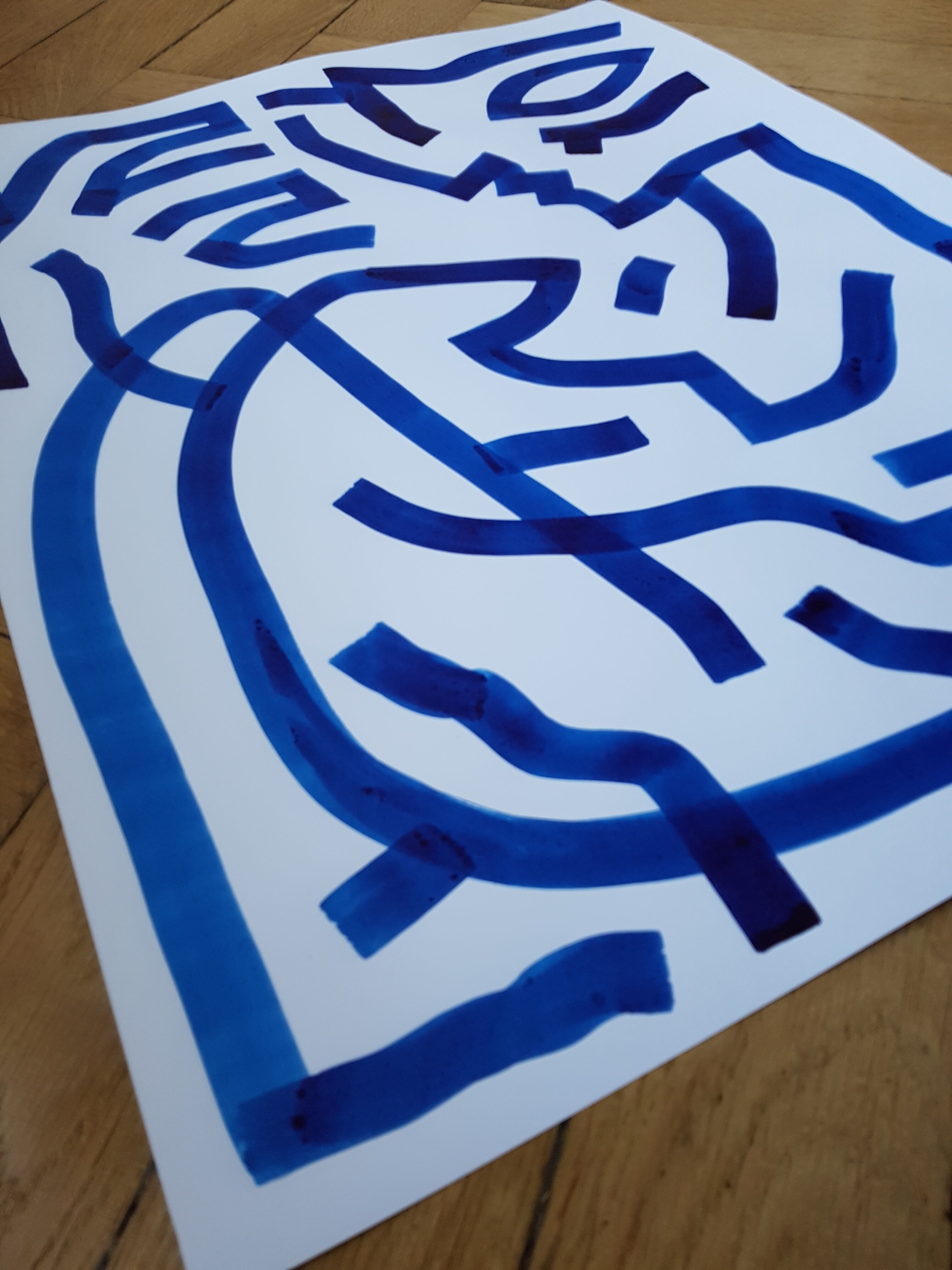 Painting on paper - Untitled