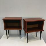 Pair of Scandinavian teak bedside tables