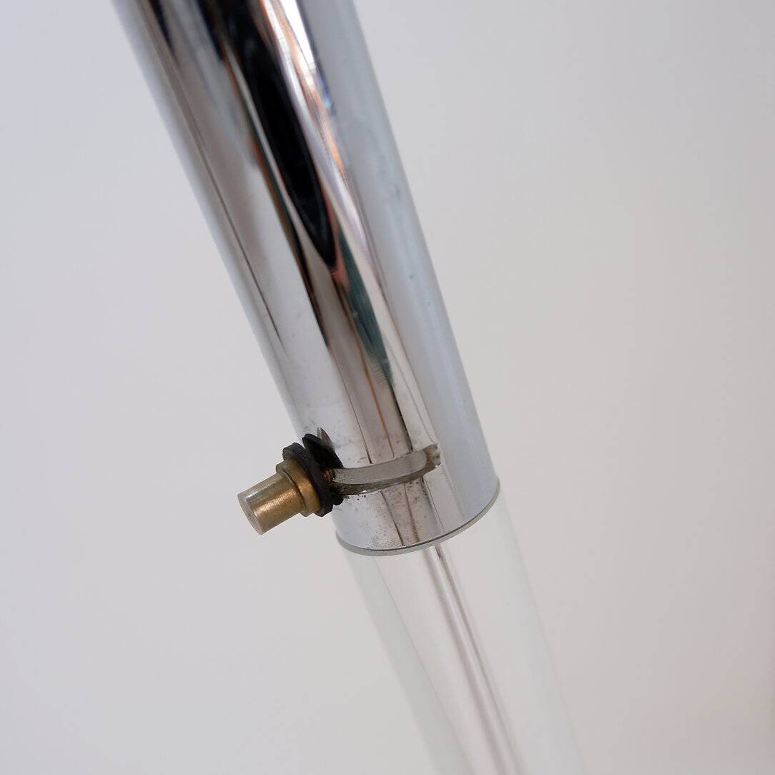 Postmodern Translucent Acrylic glass Table Lamp - 1980s