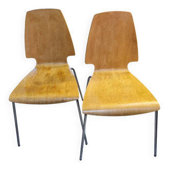 chaises en bois
