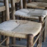 Lot of 12 Georges Robert mountain chairs - France 1960