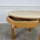 1960 tripod table in beech wood