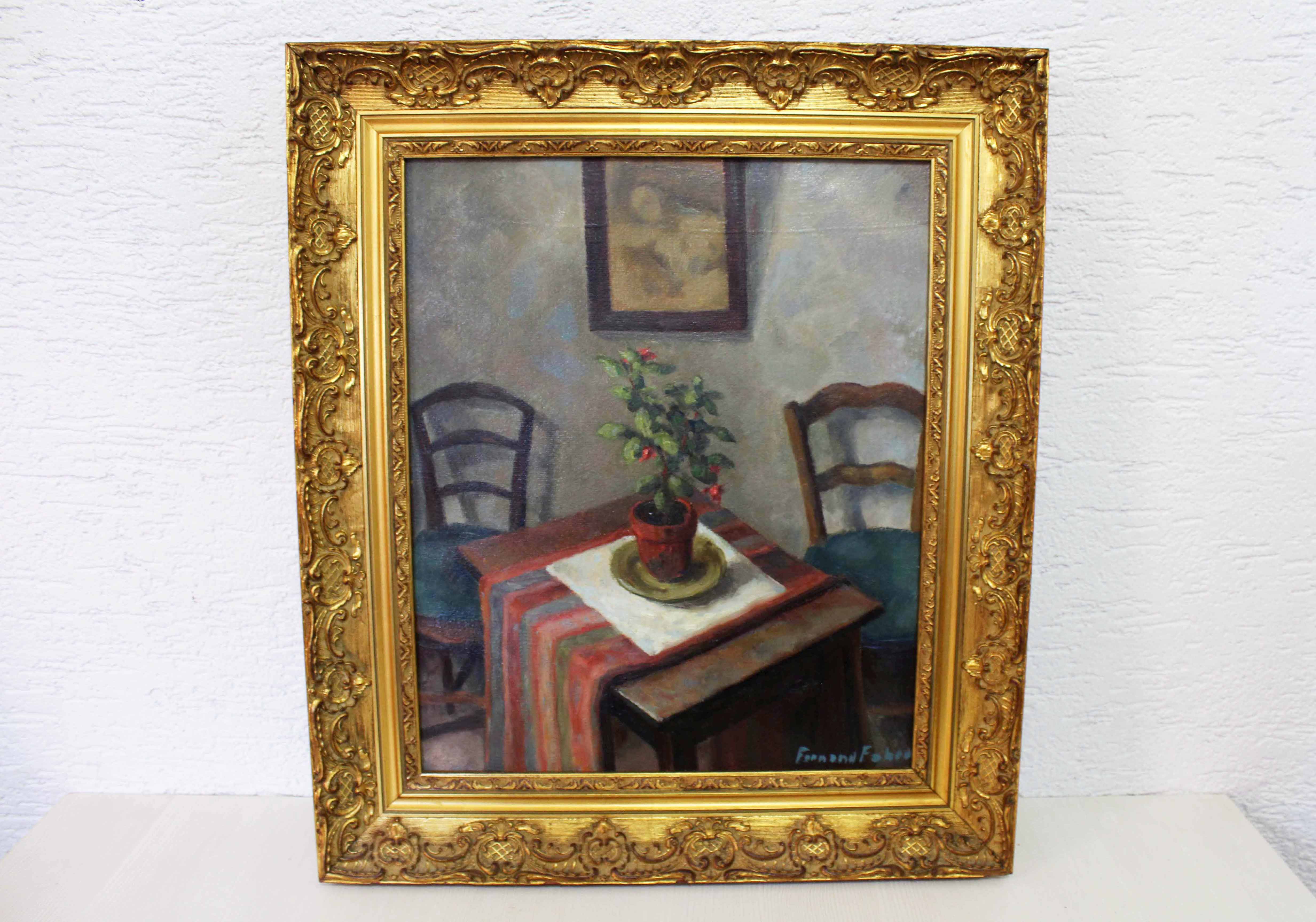 Still life by Fernand Fabre 1950