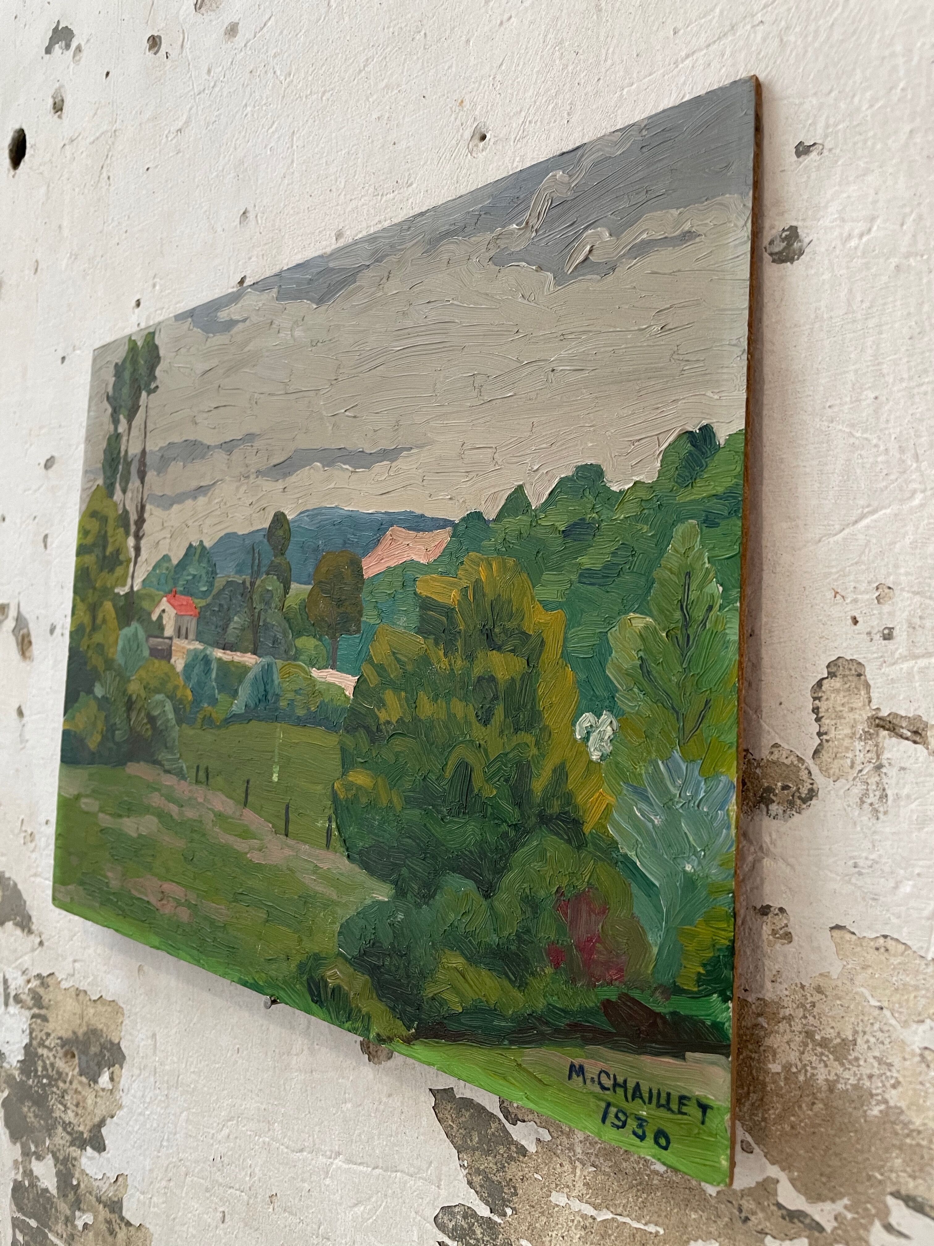 Landscape oil painting 1930