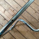 Tubular frame smoked glass coffee table 1970 vintage