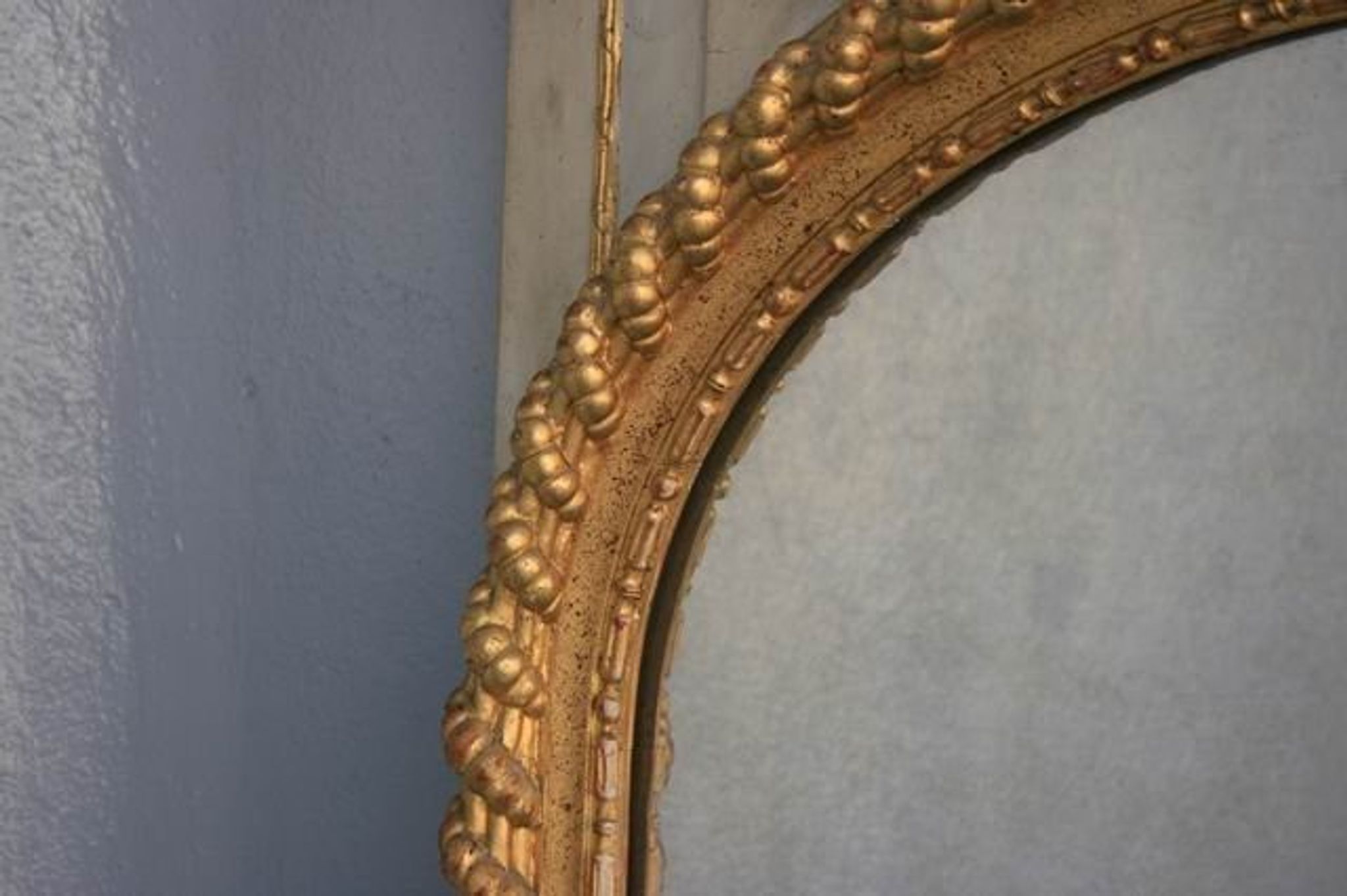 Style Louis XVI lacquer and gold XIX 86x168cm Pier