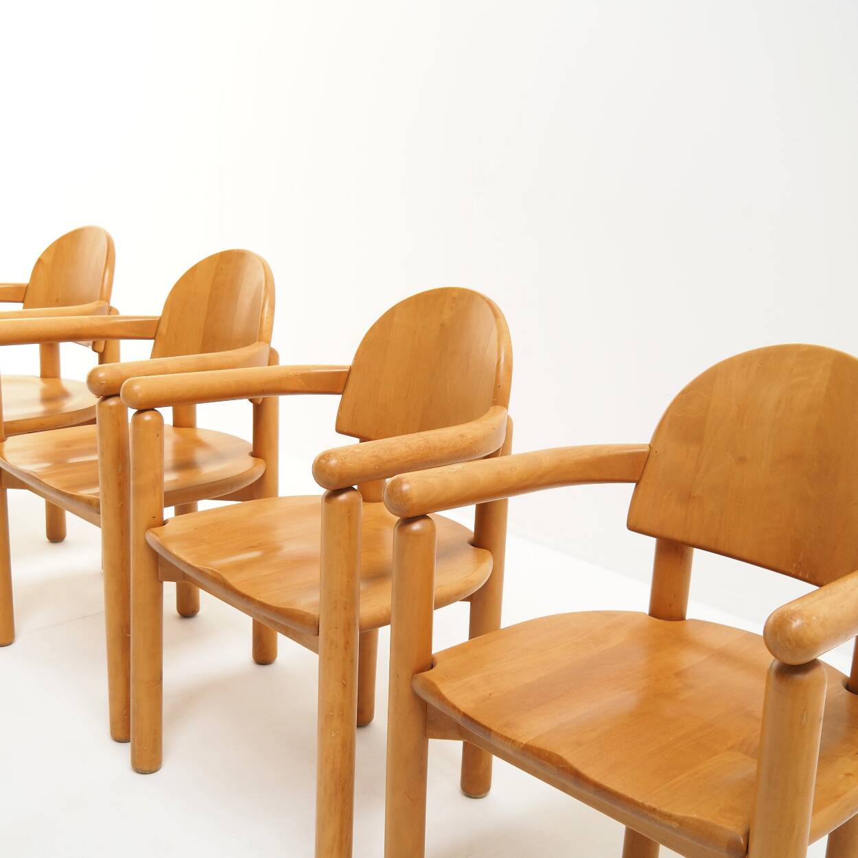 Solid Pine Dining Set by Rainer Daumiller for Hirtshals Savvaerk, Denmark