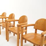 Solid Pine Dining Set by Rainer Daumiller for Hirtshals Savvaerk, Denmark