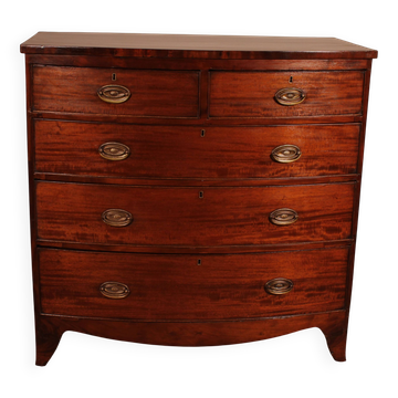 Commode bombée En Acajou début du 19°siècle