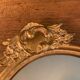 Miroir bois doré 68 cm