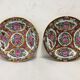 Asian Porcelain Plates Floral Decor