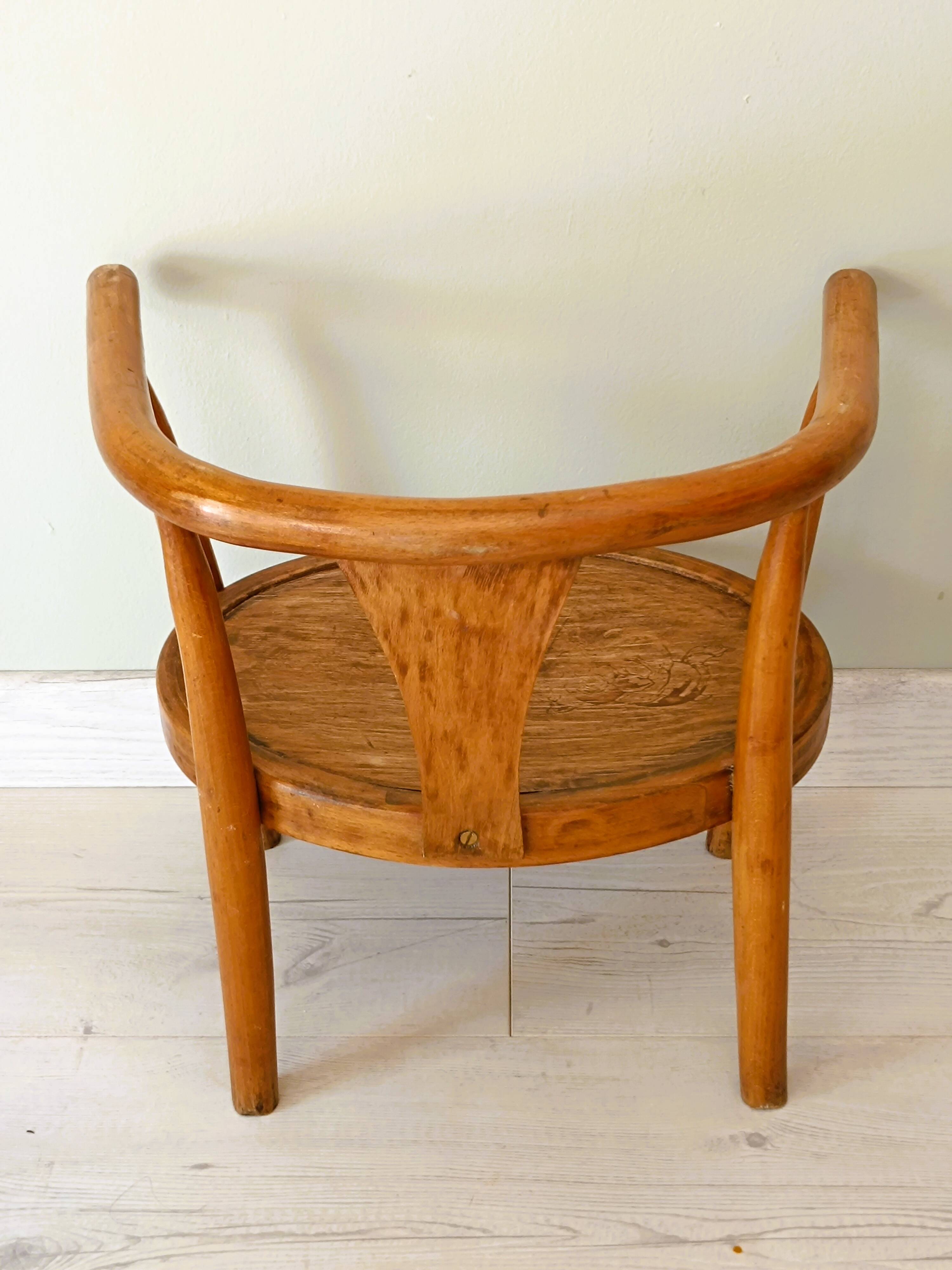 Antique Baumann children's chair