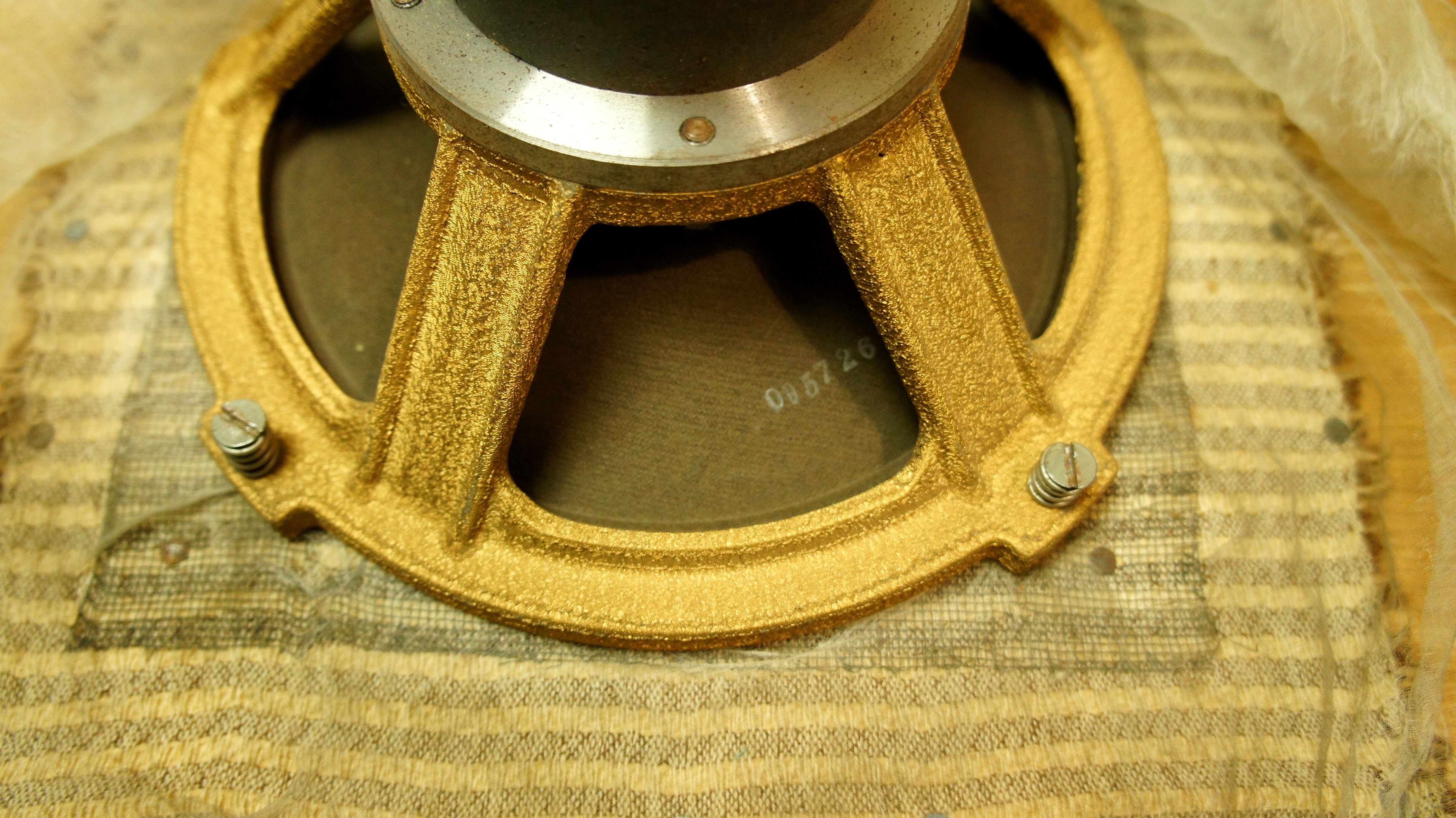 Golden oak compass stand & speaker cabinet 1960