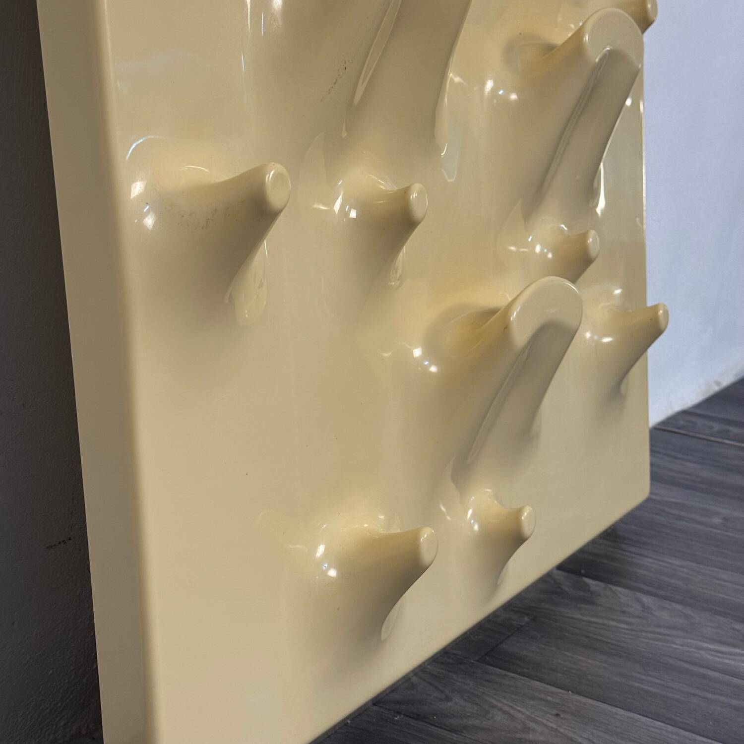 Porte-manteau en plaques par De Pas, D'Urbino & Lomazzi pour Longato, Italie, 1967