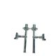 Paire d'appliques murales vintage en verre et chrome – 35 cm (H) x 15 cm (P)