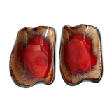 Duo of empty pocket / raviers Vallauris 70s