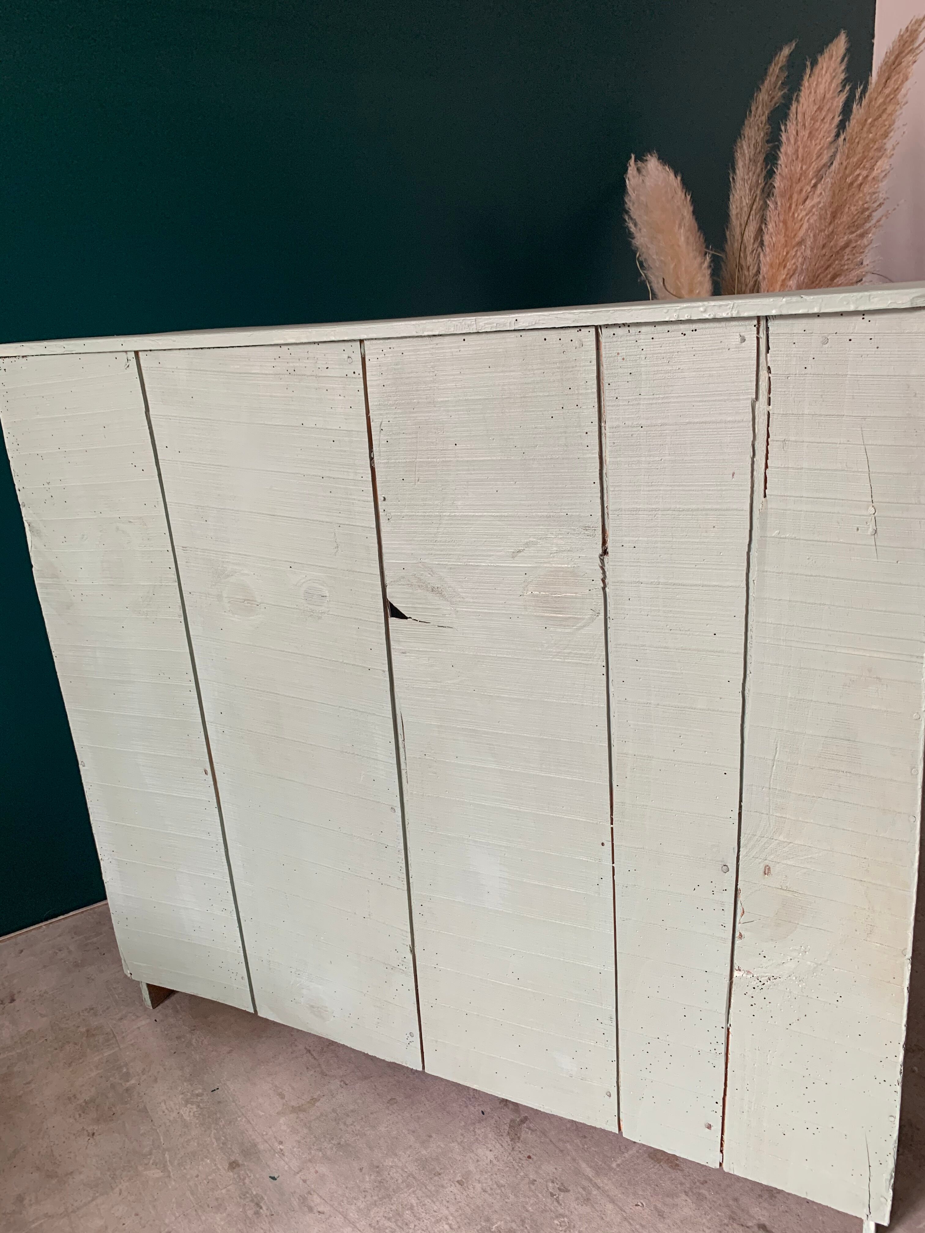 Old green "country" buffet