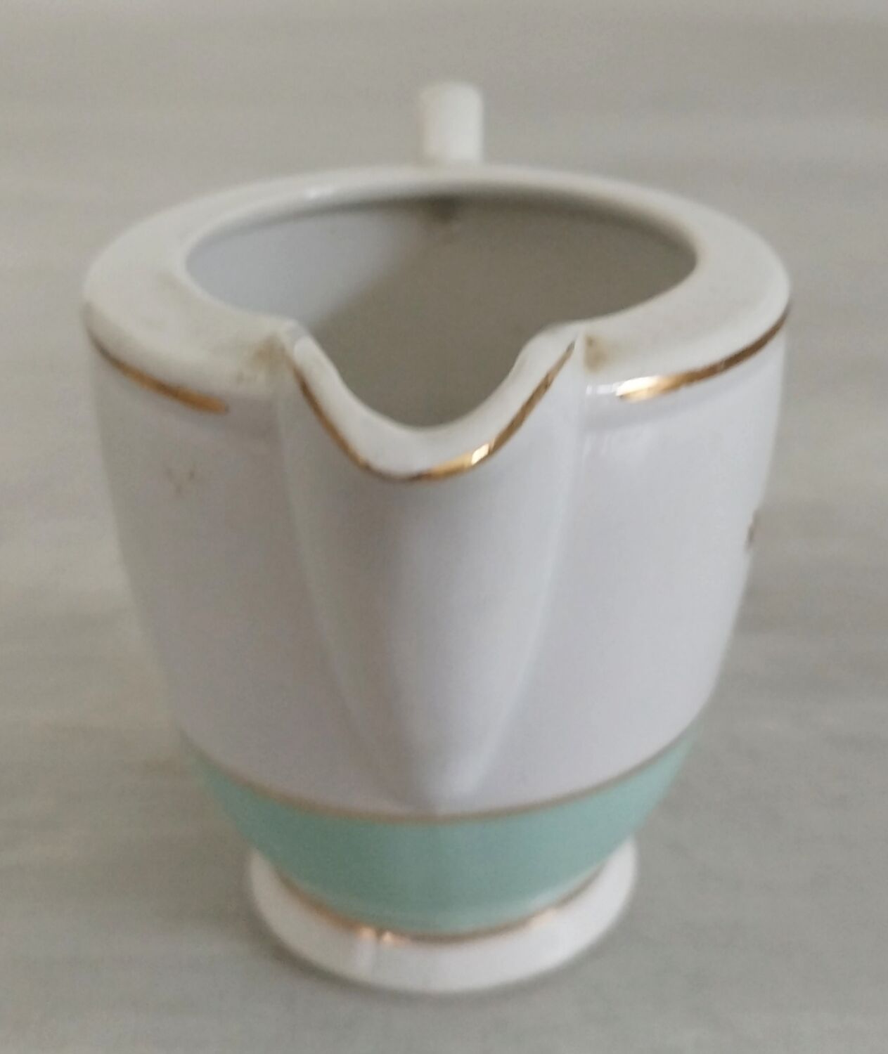 Coffee maker sugar pot earthenware k&g lunéville model ségur vintage