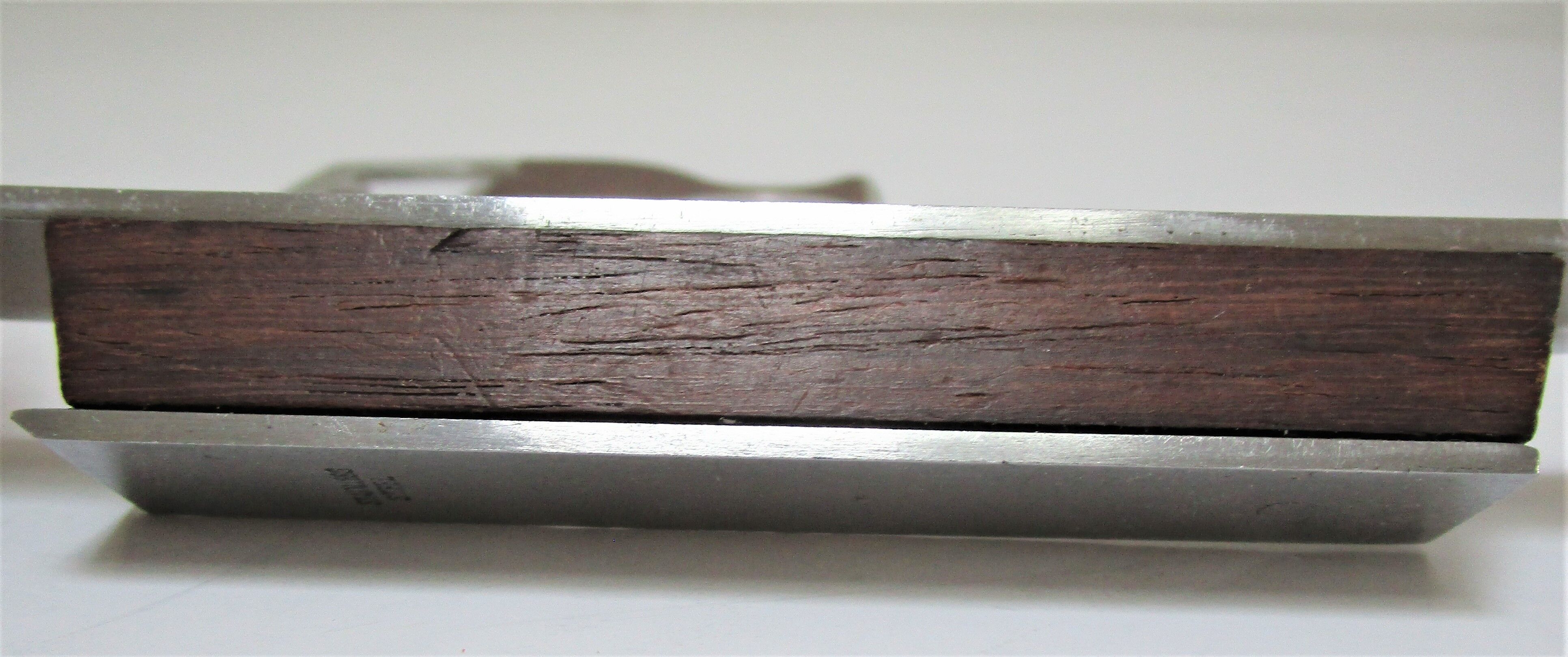 Two bottle opener rosewood steel vintage design