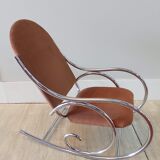 Chrome rocking chair