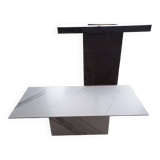 Composite marble effect coffee table