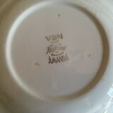 Amanda modernist hollow plate by Rorstrand Sweden 1972