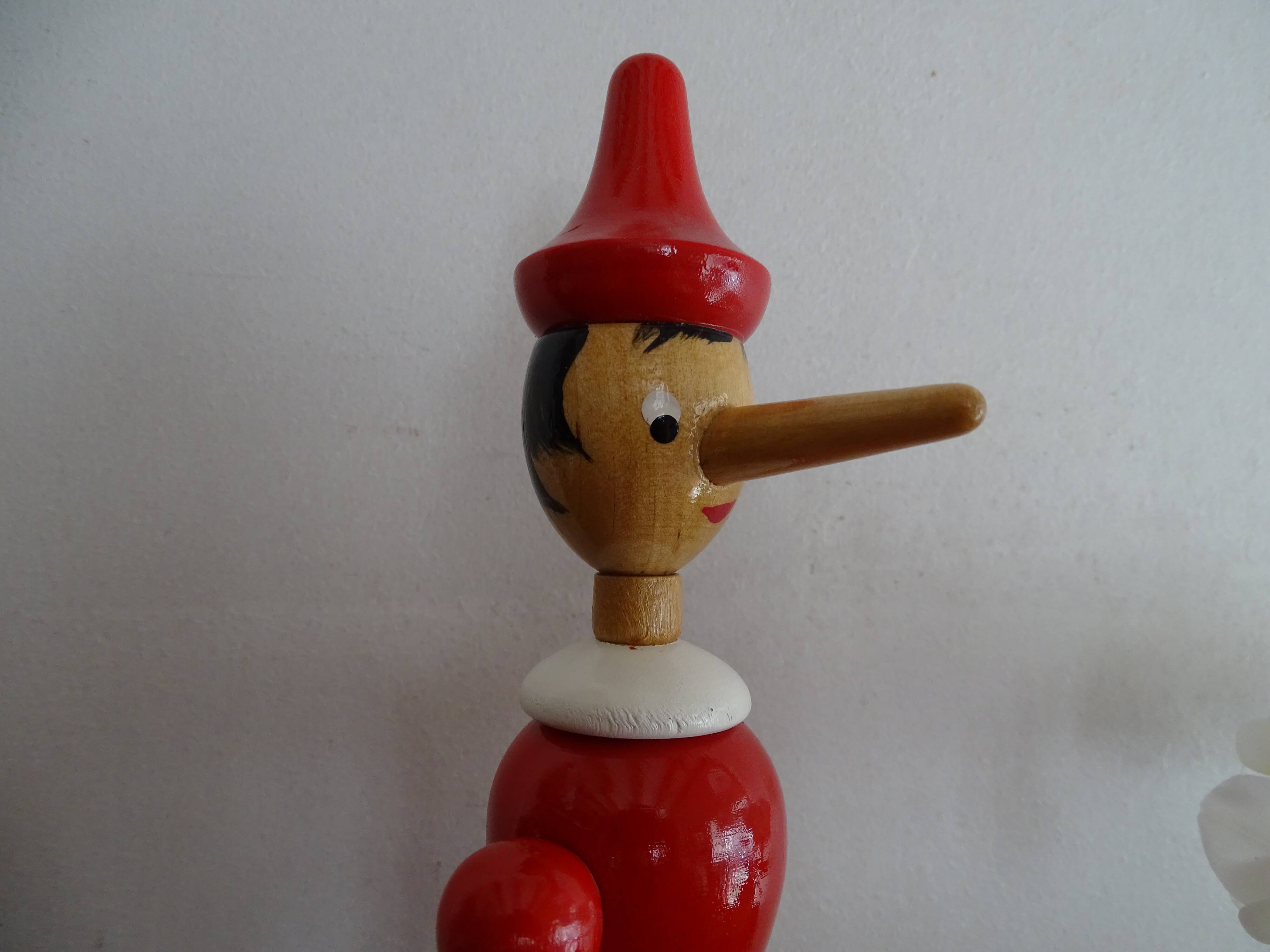 Pinocchio articulated wooden toy
