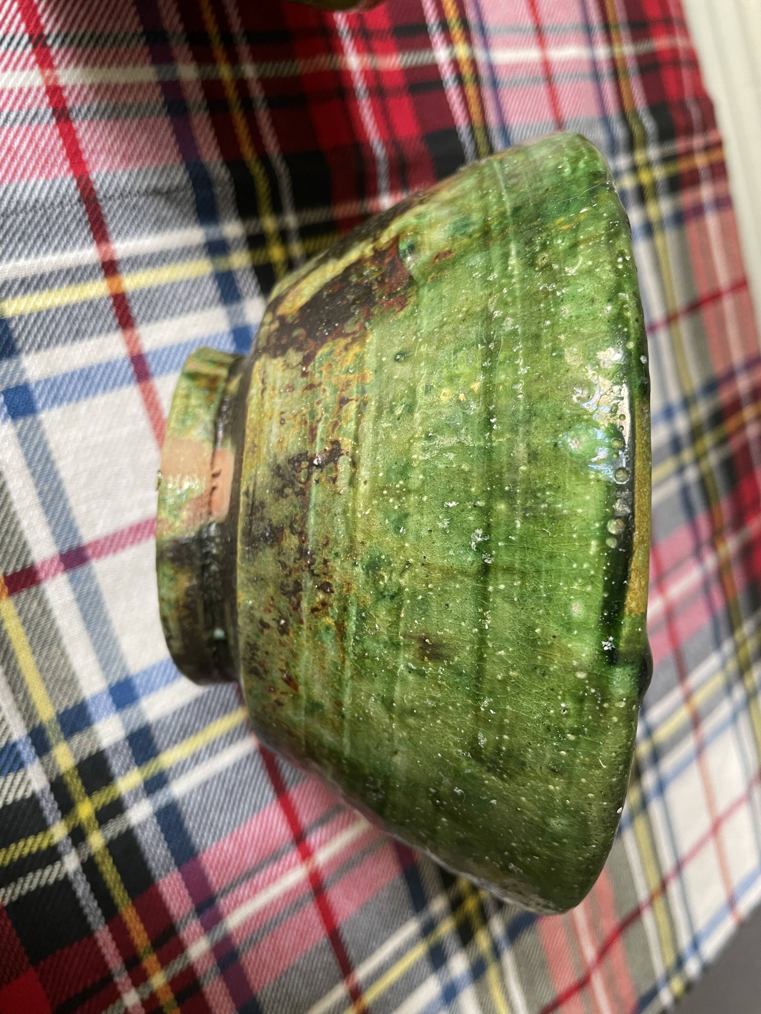 Emerald green Tamegroute bowls D14.5