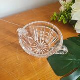 Cut Crystal Bowl with 2 Handles
