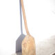 Old wood grain shovel, large wooden shovel, rustic, countryside, decoration