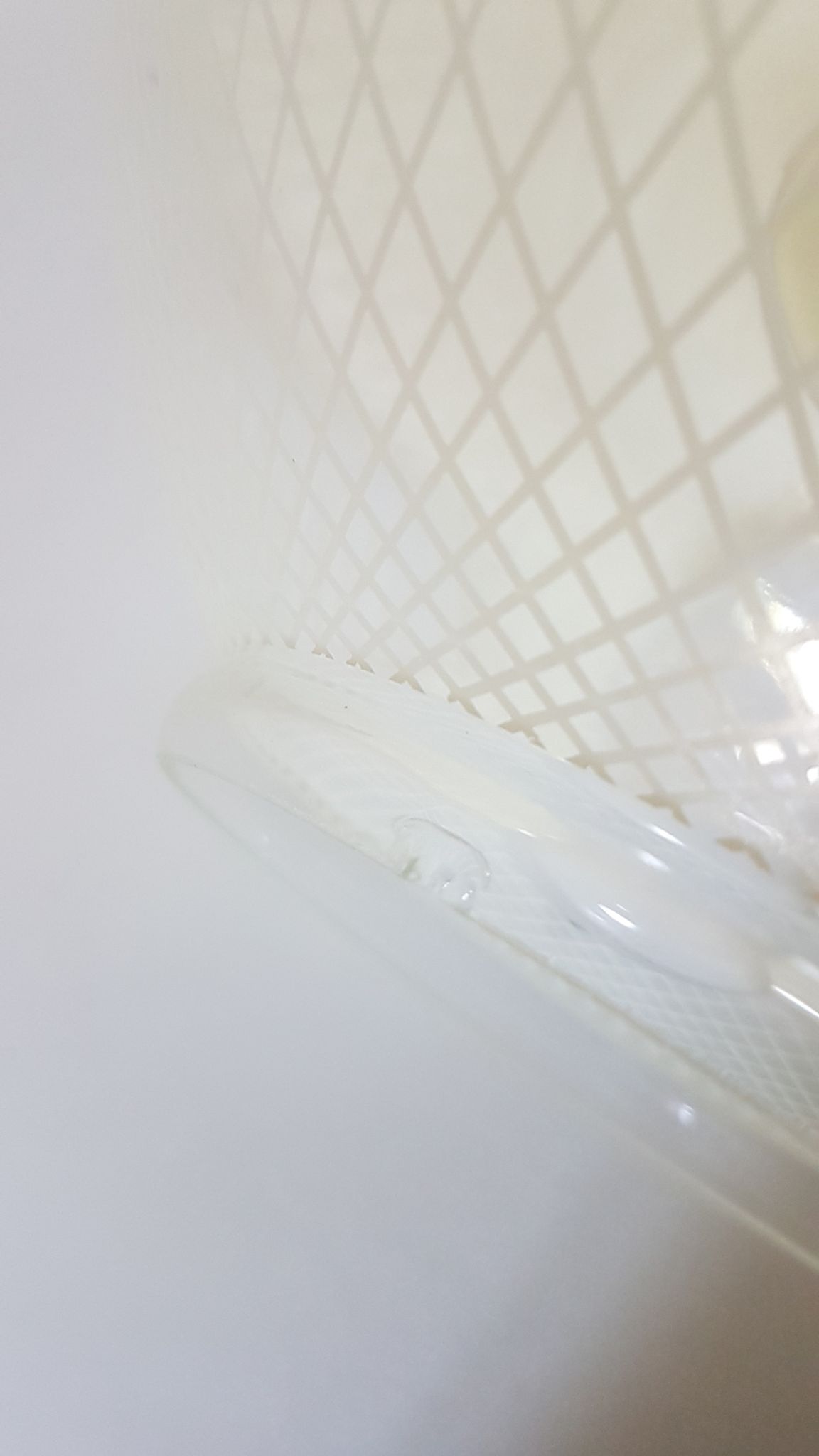 Vintage glass hanging lamp circa 1960