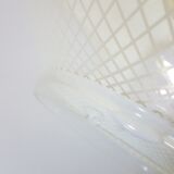 Vintage glass hanging lamp circa 1960