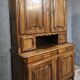 Two-body buffet from the Louis XV period in solid walnut, 18th century.