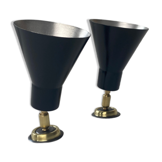 Pair of vintage old sconces 1950