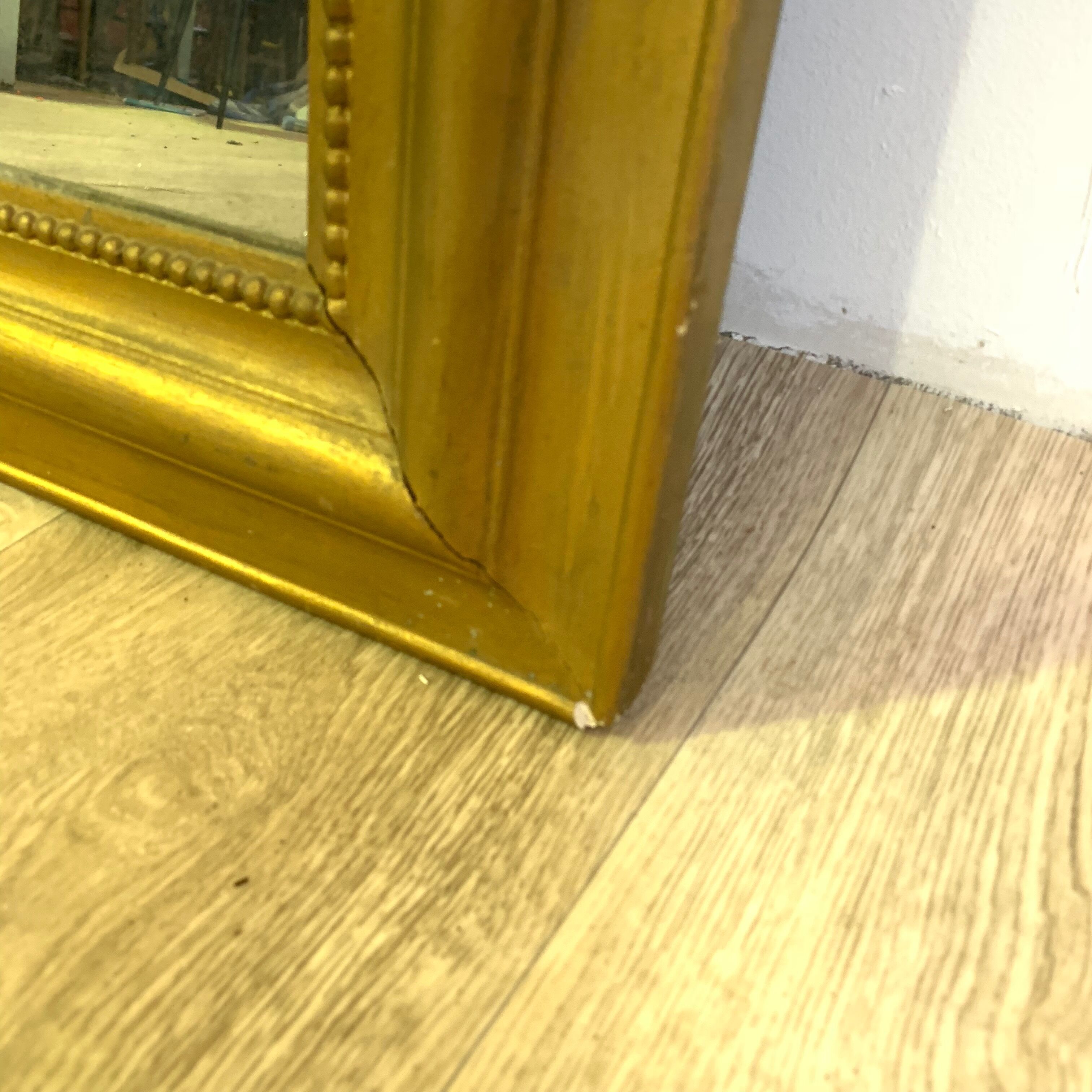 Mirror Louis Philippe gilded 88x63 cm