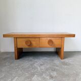 Meuble d’appoint bas style Perriand