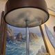 Pair of vintage Italian Malibu lamps from the 1980s.