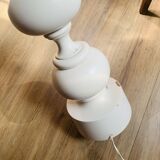 Large turned wooden lamp base