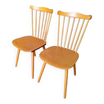 Paire de chaises Baumann modele Sonate 1960/70