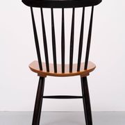 Set of 4 spindle back dining chairs 1960s holland