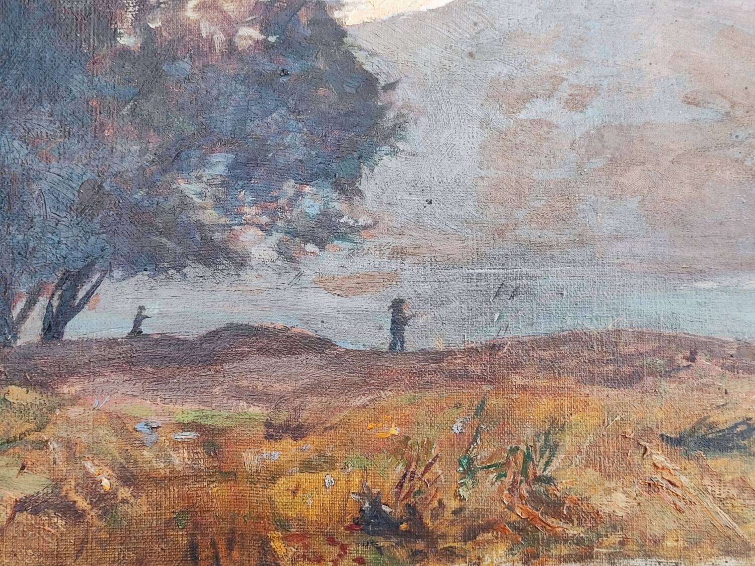 Paire de peintures - paysages