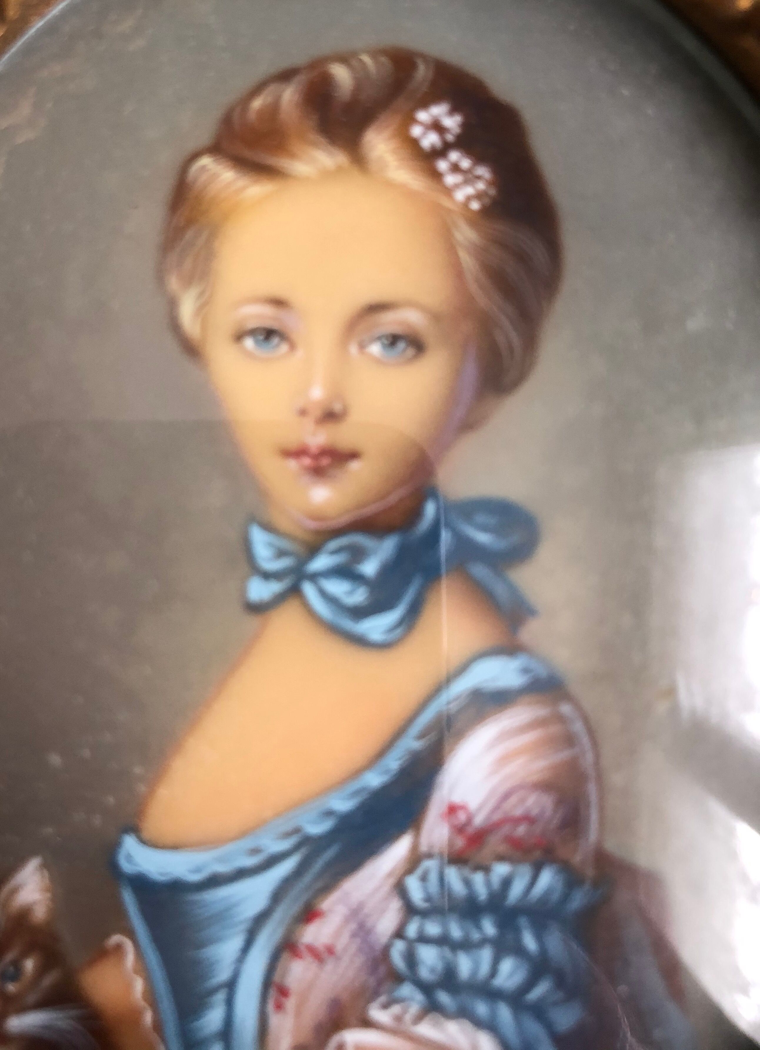 Ancient Miniature Napoleon III