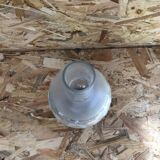 Old kerosene lamp, transparent glass body