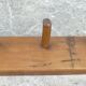 Coat rack brutalist wood folk art