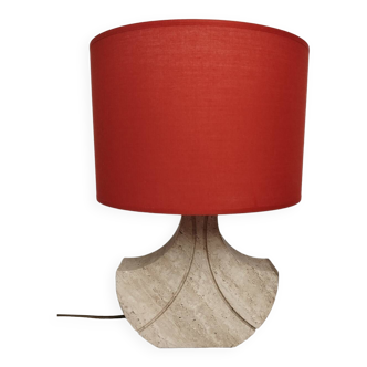 Travertine lamp