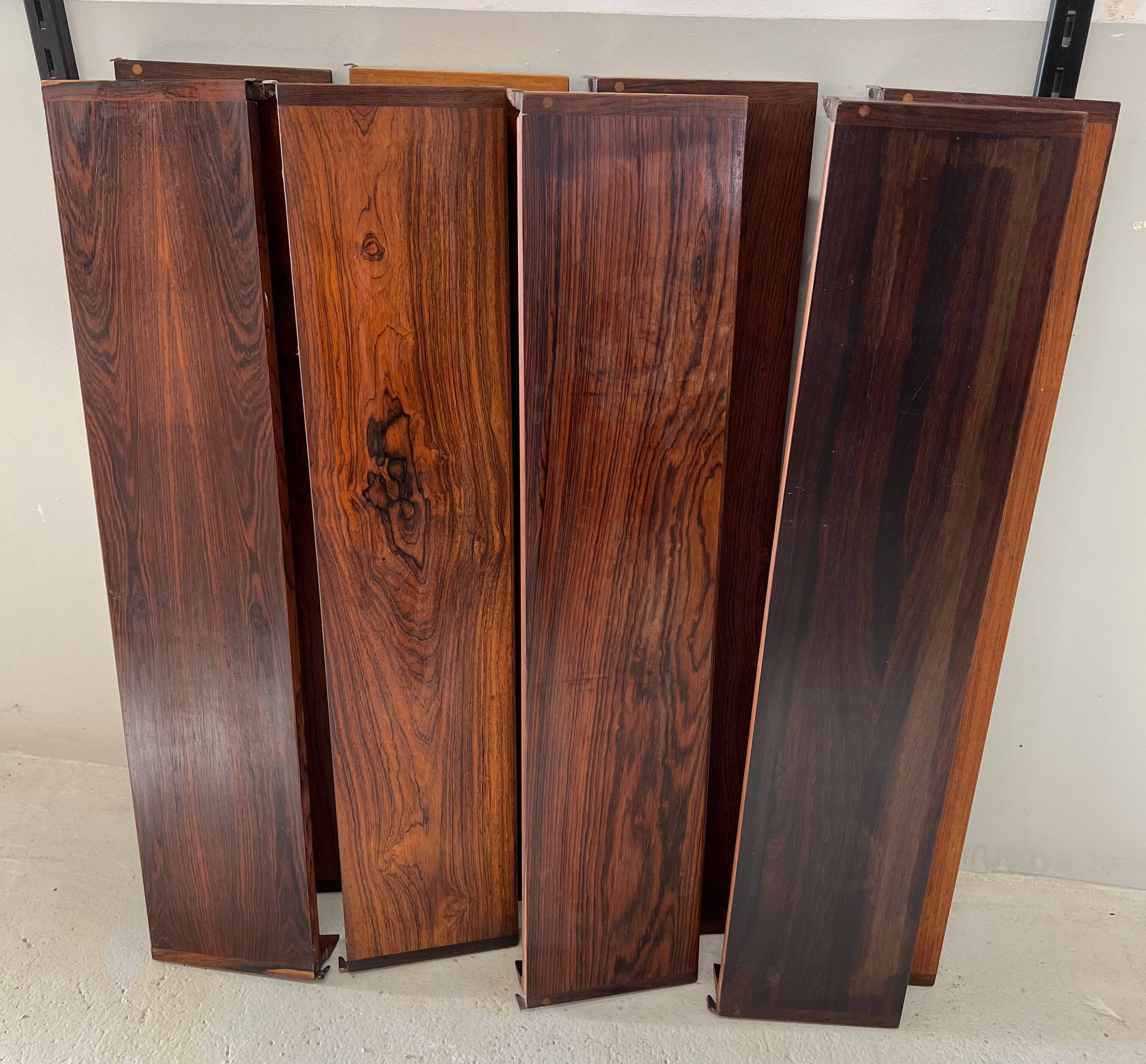 Kai Kristiansen Rosewood Shelving System, Felballes Møbler.