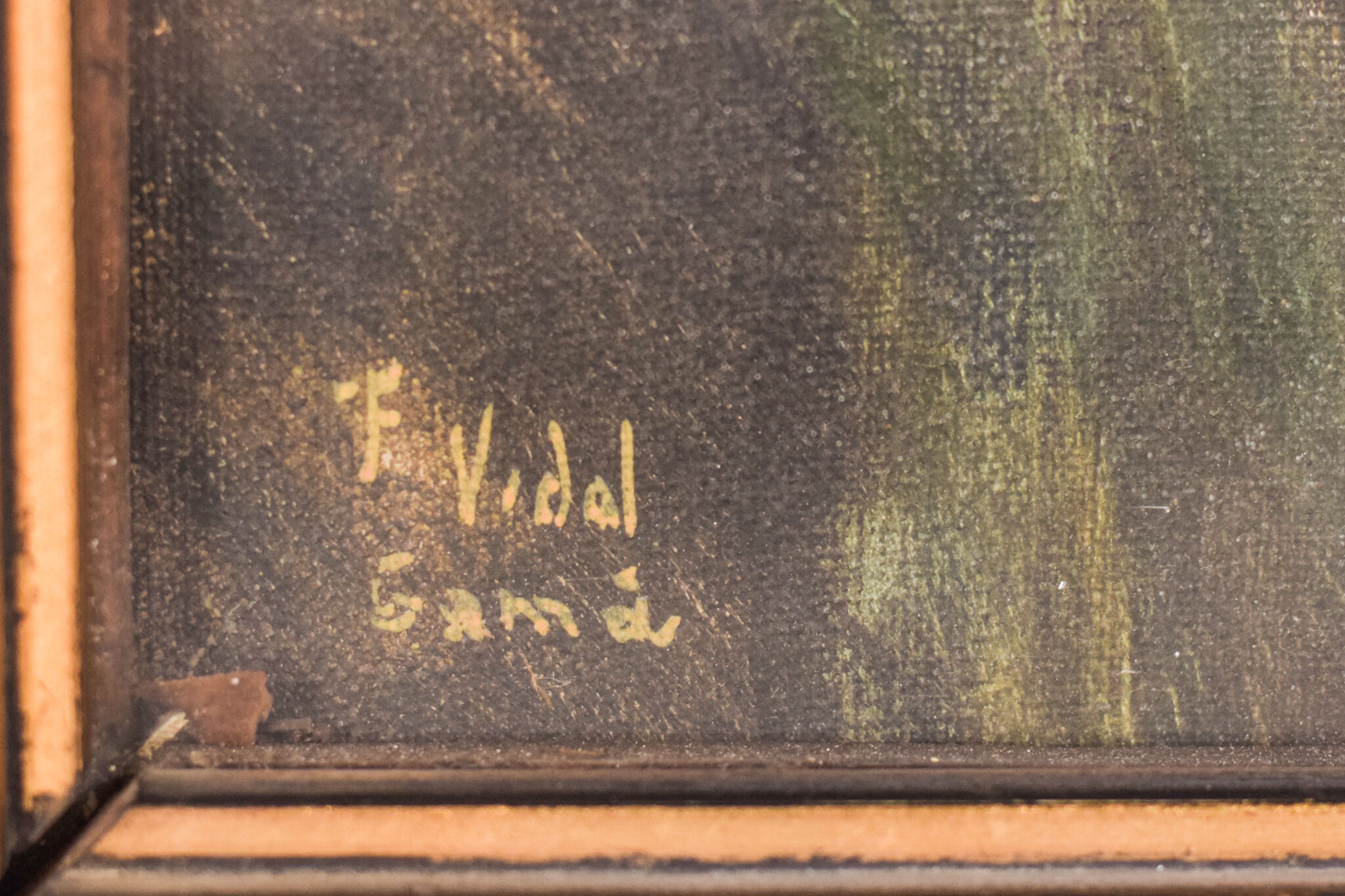 Portrait of a lady - oil on canvas