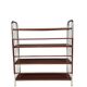 Chromed Bauhaus shelf in bent steel and sheet metal, Europe 1930s