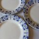 Lot 4 plates Saint Aubin Digoin Sarreguemines